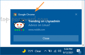 How To Block Chrome From Popping Up Notifications In Windows 10 Taskbar