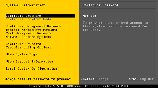 How To Reset VMware ESXi Root Password With Ubuntu Live CD 