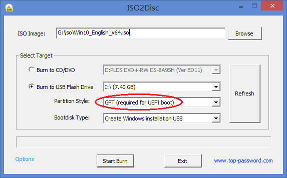 Create UEFI or Legacy Bootable USB Drive for Windows 10 | Password Recovery