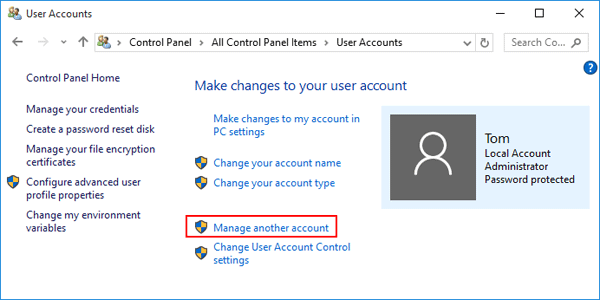 how to change microsoft log in account on my pc
