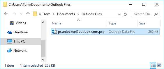 change outlook ost file location 2013