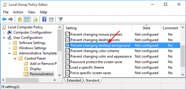 Hướng dẫn cách Change desktop background windows 10 disable by administrator Đơn giản và dễ thực hiệ