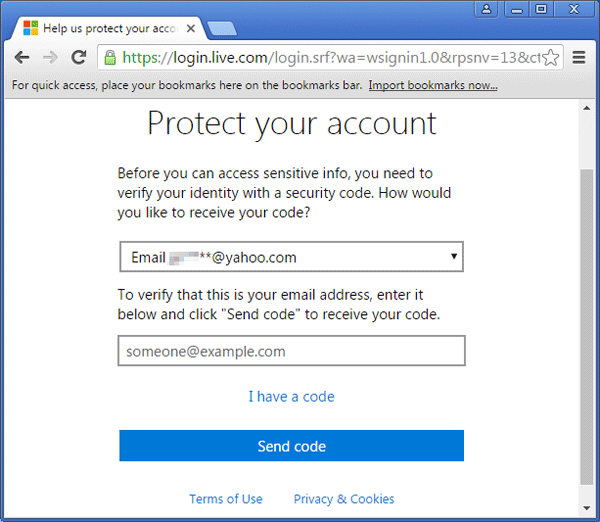 Verify Your Microsoft Account