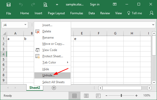 Unhide Excel Worksheet Password Recovery