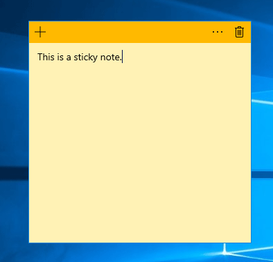 sticky note app for windows