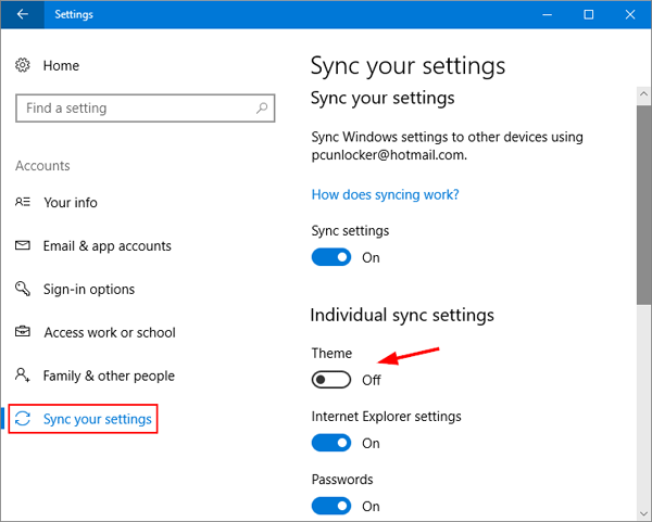 Stop Windows 10 from Syncing Desktop Wallpaper Between Computers | Password  Recovery
