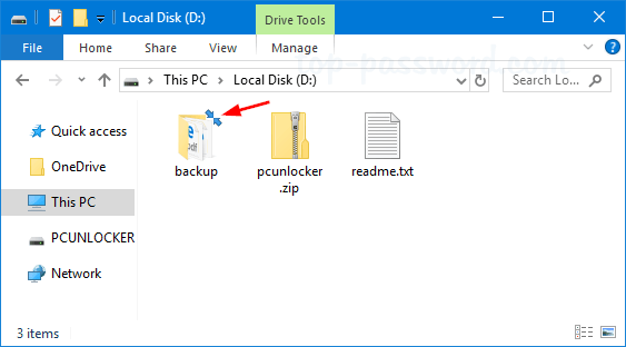 how to put a password on a zip folder windows 10