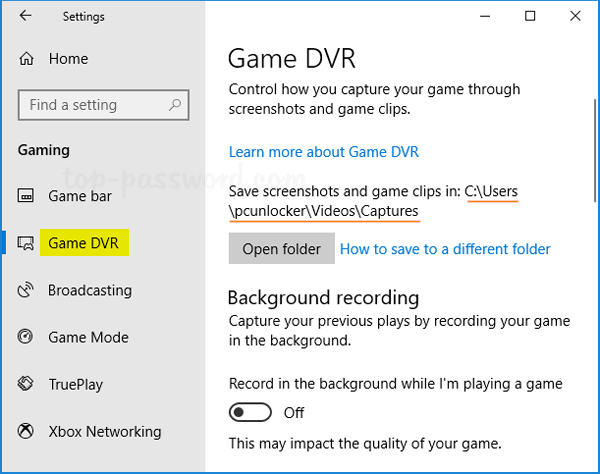 download the last version for windows Windows Game DVR