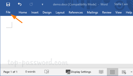 turn on autosave in word 2016
