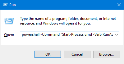 how to run elevated command prompt windows 10
