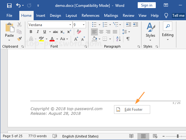 How To Insert File Name In Word Document Footer Iheartopm