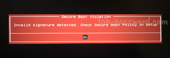 verification failed 0x1a security violation windows 10