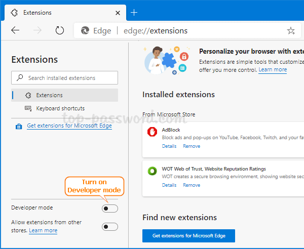How to Install Extensions in Microsoft Edge