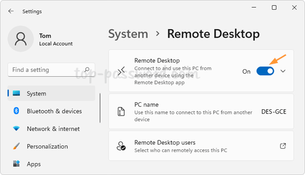 remote desktop windows 11